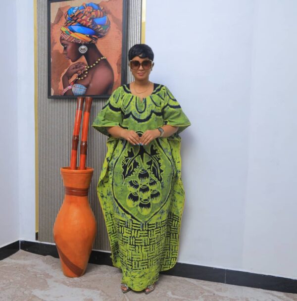african print dress