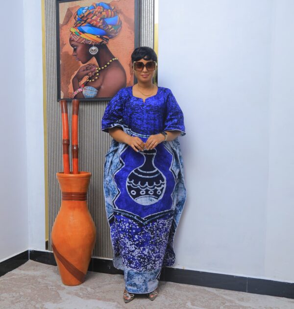 african print dress